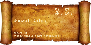 Wenzel Dalma névjegykártya
