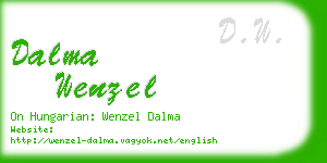 dalma wenzel business card